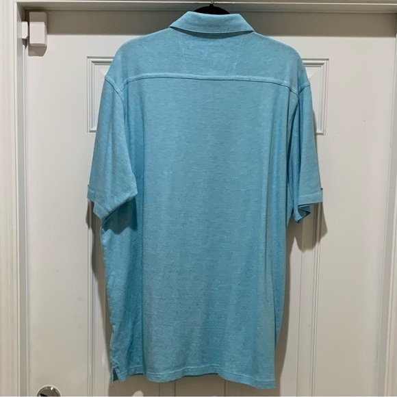 🔴 SHIRT Cypress Club Polo Shirt Short Sleeve Embroidery White Blue XXL - Picture 3 of 9